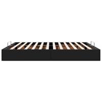 Bedframe zonder matras 200x200 cm kunstleer zwart - thumbnail