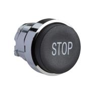 Schneider Electric ZB4BL234 ZB4BL234 Terugstelbaar (Ø) 22 mm STOP Chroom, Zwart 1 stuk(s) - thumbnail