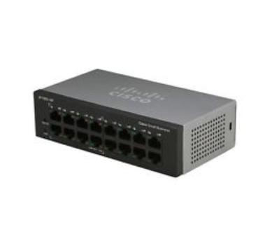 Cisco SF110D-16HP 10/100-PoE-desktopschakelaar met 16 poorten (SF110D-16HP-EU)