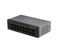 Cisco SF110D-16HP 10/100-PoE-desktopschakelaar met 16 poorten (SF110D-16HP-EU) - thumbnail