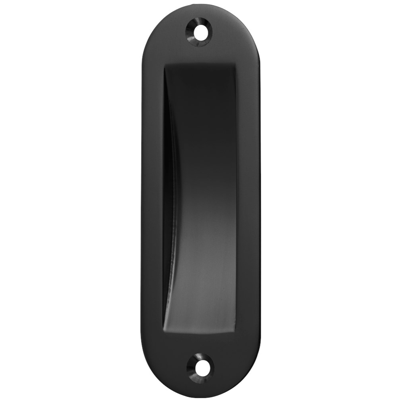 Hermeta Schuifdeurkom Ovaal Zwart 120X40mm