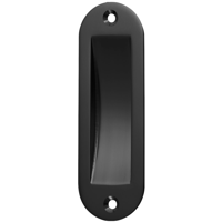 Hermeta Schuifdeurkom Ovaal Zwart 120X40mm - thumbnail