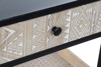 Wandtafel Home ESPRIT Bruin Zwart Hout Metaal 120 x 38 x 80 cm - thumbnail