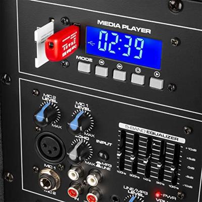 Vonyx VPS122A luidsprekerset met statieven 12 inch, 800W