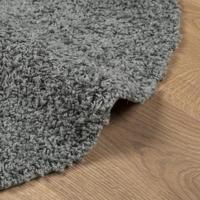 Vloerkleed PAMPLONA shaggy hoogpolig modern Ø 120 cm groen - thumbnail