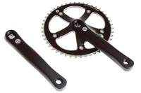 BLB Track 46T Crankset - Zwart - thumbnail