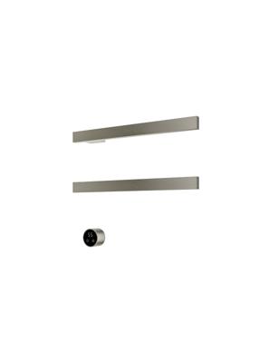 Hotbath &MORE set van 2 rails RAS50 SQUARE 50 cm met separate schakelaar en inbouw element Geborsteld Nikkel (RAS50-2GN) Hotbath &MORE set van 2 rails RAS50 SQUARE 50 cm met separate schakelaar en inbouw element Geborsteld Nikkel (RAS50-2GN)