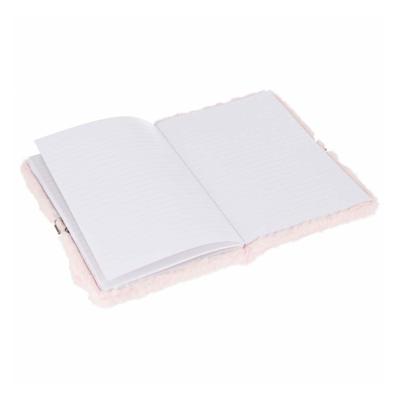 Imp Pluche dagboek konijn&hartje met slot, a5