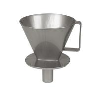 Bo-camp Koffiefilter Met Tuit Koffiezetter Zilver - thumbnail