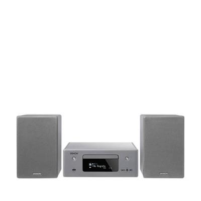 Denon CEOL N-11DABGYE2 DAB Compacte Installatie, Hifi-Versterker Met Luidspreker, Grijs