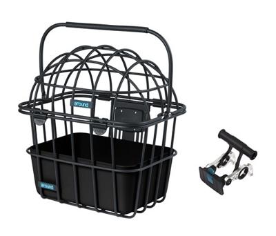 Around dieren mand luna voorop alu mat zwart afneembaar