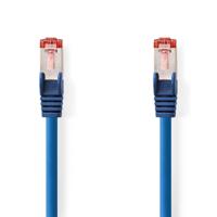 Nedis CAT6 Netwerkkabel | RJ45 Male | RJ45 Male | S/FTP | 0.50 m | Rond | LSZH | Blauw | Label - CCGL85221BU05 - thumbnail