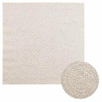 VidaXL Vloerkleed zizur room binnen en buiten 120x120 cm jute look - thumbnail