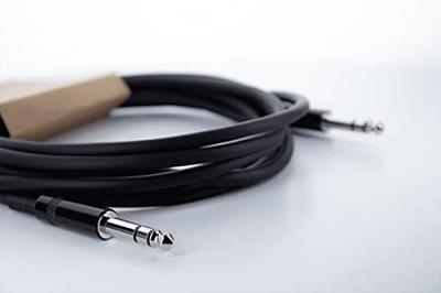 Cordial 14817 Jackplug Audio Aansluitkabel [1x Jackplug male 6,3 mm (stereo) - 1x Jackplug male 6,3 mm (stereo)] 3 m Zwart PVC-mantel, Verdraaid