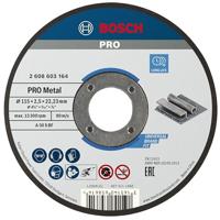 Bosch Accessories 2608603164 2608603164 Doorslijpschijf recht 115 mm 1 stuk(s) Staal - thumbnail
