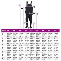 Waadpak met laarzen maat 44 zwart - thumbnail