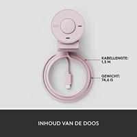 Logitech Brio 300 webcam 2 MP 1920 x 1080 Pixels USB-C Roze - thumbnail