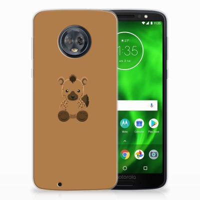 Motorola Moto G6 Telefoonhoesje met Naam Baby Hyena Motorola Moto G6 Telefoonhoesje met Naam Baby Hyena