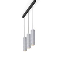 Wever & Ducre - Docus Multi 3.0 PAR16 Hanglamp Geborsteld Aluminium - thumbnail