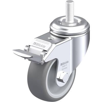 Blickle LKRA-TPA 80G-FI-GS12 Zwenkwiel met rem Wieldiameter: 80 mm Draagvermogen (max.): 100 kg 1 stuk(s)