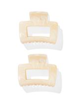 HEMA Haarklemmen 5 cm - 2 stuks marmer - thumbnail