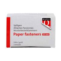 Quantore Splitpen goud 25mm, 100st. - thumbnail