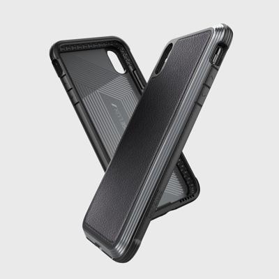 X-Doria Defense Lux Leather cover iPhone XS Max zwart - XD-DEFLUXL-IPHXP-BLK X-Doria Defense Lux Leather cover iPhone XS Max zwart - XD-DEFLUXL-IPHXP-BLK