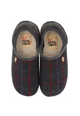 Hot Potatoes Pantoffels 67841 Grijs-32 maat 32 Hot Potatoes Pantoffels 67841 Grijs-32 maat 32