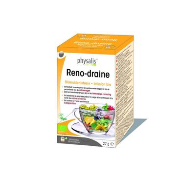 Physalis Biokruideninfusie Reno-Draine Thee 20Stuks Physalis Biokruideninfusie Reno-Draine Thee 20Stuks