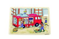 beleduc lagenpuzzel brandweer 58 stukjes - thumbnail