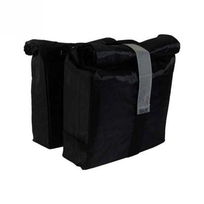 Dubbele Fietstas Roll Black Dubbele Fietstas Roll Black