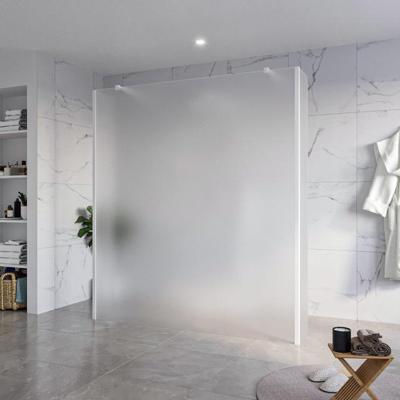 Fortifura Galeria Vrijstaande Inloopdouche - 180x200cm - Glas mat - antikalk - 8mm veiligheidsglas - 2 zijwanden 40cm - wandsteunen en hoekprofielen - Wit mat SW927768 2x/SW797933/SW797921 2x/SW541264 2x Fortifura Galeria Vrijstaande Inloopdouche - 180x200cm - Glas mat - antikalk - 8mm veiligheidsglas - 2 zijwanden 40cm - wandsteunen en hoekprofielen - Wit mat SW927768 2x/SW797933/SW797921 2x/SW541264 2x