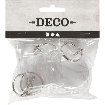 Creativ Company sleutelhanger vormen, 4st.