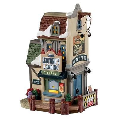 Lemax ledford&apos;s landing verlicht kersthuisje Plymouth Corners 2023