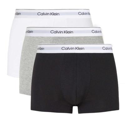 Calvin Klein Icon boxershort 3-pack trunk zwart wit grijs