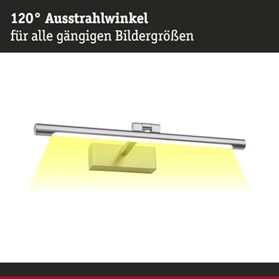 Paulmann Mingo 95566 LED-schilderijlamp 9.5 W Warmwit Aluminium Paulmann Mingo 95566 LED-schilderijlamp 9.5 W Warmwit Aluminium