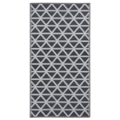 VidaXL Buitenkleed arakil 80x150 cm pp zwart