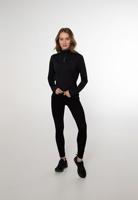 Protest Refabriz 1/4 Zip Pully Dames True Black M/38 - thumbnail