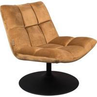 Dutchbone Fauteuil 'Bar' Velvet, kleur Goud - thumbnail