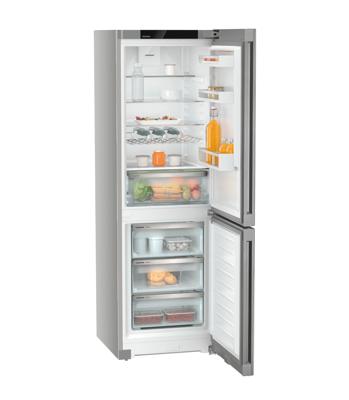 Liebherr CNsfd 5233 Plus koel-vriescombinatie Vrijstaand 330 l D Zilver