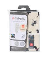 HEMA Brabantia strijkplankhoes B 124x38cm Takkie en Siepie (beige) - thumbnail