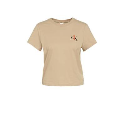 CALVIN KLEIN UNDERWEAR T-shirt beige