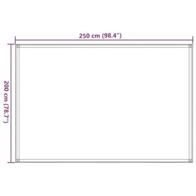 Tenttapijt 250x200 cm antraciet - thumbnail