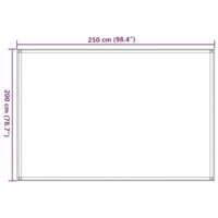 VidaXL Tenttapijt 250x200 cm antraciet - thumbnail
