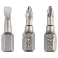 Bosch Accessoires 3-delige bitset Extra Hard (assorti) S 0,6x4,5; PH1; PZ1; 25 mm 3st - 2607001765 - thumbnail