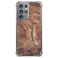 Samsung Galaxy S21 Ultra Stevig Telefoonhoesje Tree Trunk - thumbnail