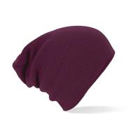 Beechfield CB461 Slouch Beanie - Burgundy - One Size - thumbnail