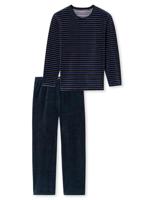 Schiesser Schiesser Heren Pyjama Long nightblue 182023 58/3XL - thumbnail