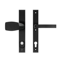 AXA 6767 Veiligheidsbeslag Edge Plus smal Wing-knop+kruk Blok PC92 anti-kerntrek F8 - 6767-49-18/92K - thumbnail