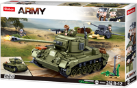 Sluban army - medium tank groen - thumbnail